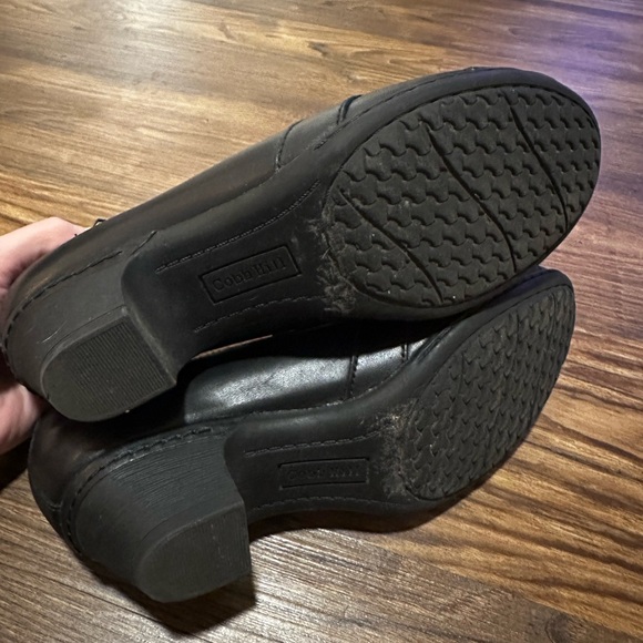 Cobb Hill Leather T-Strap Mary Jane Wedges (Black) – Size 7 - Picture 7 of 7